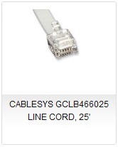 CABLESYS GCLB466025 LINE CORD 25'