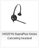 HW251N SupraPlus Noise Canceling headset